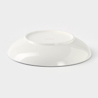 Тарелка глубокая керамическая Доляна «Мирсоле», d=21 см, цвет зелёный Тарелка глубокая керамическая Доляна «Мирсоле», d=21 см, цвет зелёный