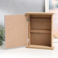 Ключница дерево 6 крючков "Ключик от дома" ажурная 21х6,9х26,5 см Ключница дерево 6 крючков "Ключик от дома" ажурная 21х6,9х26,5 см