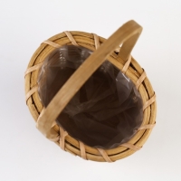 Корзина плетеная, 10,5 x 7 x 10/25,5 см, коричневая, ротанг Корзина плетеная, 10,5 x 7 x 10/25,5 см, коричневая, ротанг