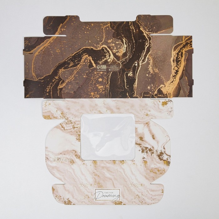 Коробка для эклеров, кондитерская упаковка, 4 вкладыша, «Мрамор», 20 х 15 х 5 см Коробка для эклеров, кондитерская упаковка, 4 вкладыша, «Мрамор», 20 х 15 х 5 см