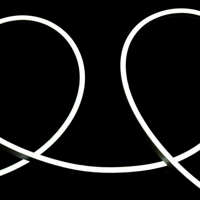 Гибкий неон Luazon Lighting 6 &times; 12 мм, IP65, 50 м, SMD2835, 120 LED/м, 12 В, свечение белое