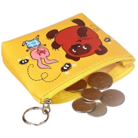 Кошелек-сумочка, кожзам на молнии, 11,5 х 2,5 х 8 см, Винни-Пух