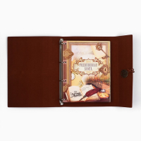 Родословная книга &laquo;Наш род&raquo;, 56 листов, коричневый, 35 х 23,5 см