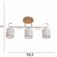 Люстра "Алета" 3х40Вт Е27 Золото МОДЕЛЬ: 2800430 Люстра "Алета" 3х40Вт Е27 Золото МОДЕЛЬ: 2800430