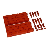 Грядка пластиковая, 4 секции, 45 &times; 45 &times; 20 см, терракот