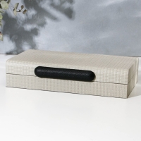 Шкатулка для украшений &laquo;Минимализм&raquo; экокожа, набор 2 шт.