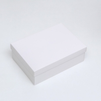 Коробка подарочная складная, упаковка, &laquo;Белая&raquo;, 21 х 15 х 7 см