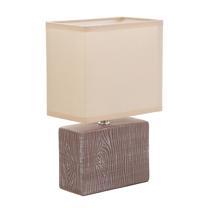 Настольная лампа "Норма" Е14 40Вт кофе 17,5х10,5х28,5 см RISALUX