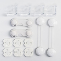 Набор блокираторов для детской безопасности: блокираторы, заглушки, уголки, 14 шт., Крошка Я