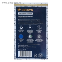 Маркер для белых досок 2.0 мм, Crown Multi Board Slim, пулевидный, синий Маркер для белых досок 2.0 мм, Crown Multi Board Slim, пулевидный, синий