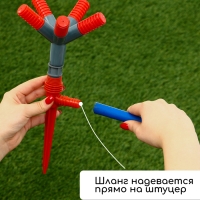 Распылитель 5−лепестковый, штуцер под шланги 1/2" (12 мм) − 5/8" (16 мм) − 3/4" (19 мм), пика, пластик, Greengo Распылитель 5−лепестковый, штуцер под шланги 1/2" (12 мм) − 5/8" (16 мм) − 3/4" (19 мм), пика, пластик, Greengo