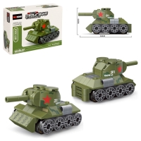 Конструктор блочный &laquo;Армия. Советский танк&raquo;, 143 детали