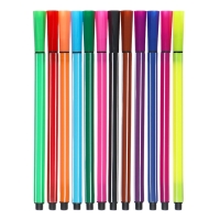 Фломастеры 12 цветов, в тубусе, синяя "Обезьянка" Фломастеры 12 цветов, в тубусе, синяя "Обезьянка"