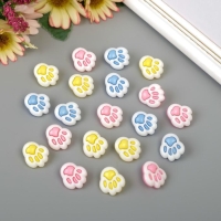 Пуговицы пластик для творчества "Лапка" набор 20 шт МИКС 1,5х2 см Пуговицы пластик для творчества "Лапка" набор 20 шт МИКС 1,5х2 см