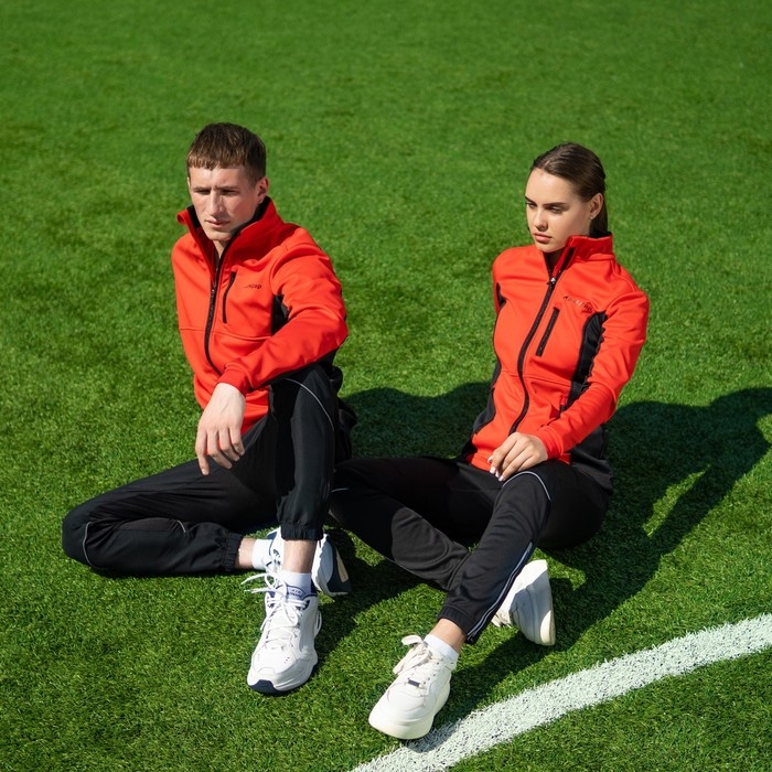 Брюки спортивные ONLYTOP унисекс, р. 44, цвет чёрный