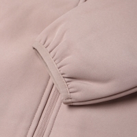 Ветровка демисезонная для девочек MINAKU из Softshell на флисе, непромокаемая, каштан, рост 110 см