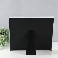 Фоторамка пластик 10х15 см с полимерной глиной "Первое фото" белая 30,8х33,5х2 см