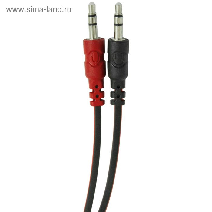 Наушники Defender Warhead G-120, игровые, полноразмерные, микрофон, 3.5мм, 2 м,черно-красные