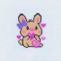 Набор для творчества. Вышивка "Зайчишка с сердечком" (с пяльцами) 05621 Набор для творчества. Вышивка "Зайчишка с сердечком" (с пяльцами) 05621