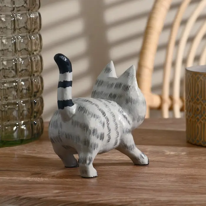 Сувенир &laquo;Котик&raquo;, 10&times;11&times;6.5 см, дерево, серый