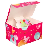 Подарочная коробка-бум, складная, 20х15х12.5 см, Минни Маус