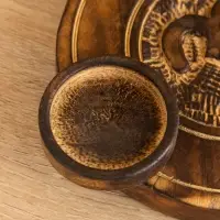 Подставка под благовония "Ом" дерево 16,5 см