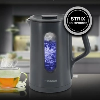 Чайник HYK-G4508 1.5л. 1700Вт серый