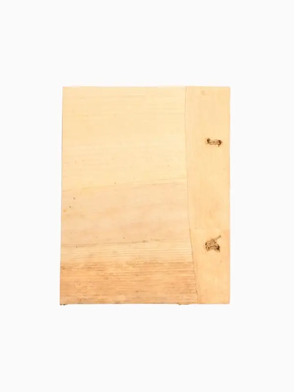 Записная книжка плетеная, 48 листов, 17х22х2 см, цв. бежевый