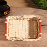 Корзина плетеная 23x16x9 см, ротанг