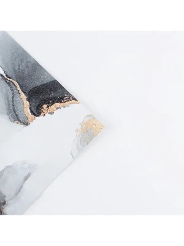 Бумага упаковочная глянцевая двухсторонняя &laquo;Тёмный мрамор&raquo;, 70 х 100 см