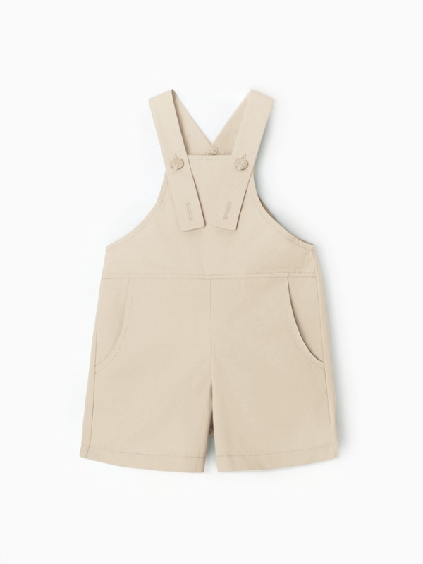 Комбинезон детский MINAKU: Jeans collection, цвет бежевый, рост 104 см