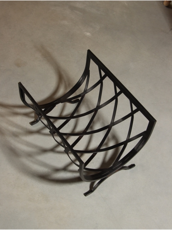 Дровница "Тепло" сталь 40х31х30 см