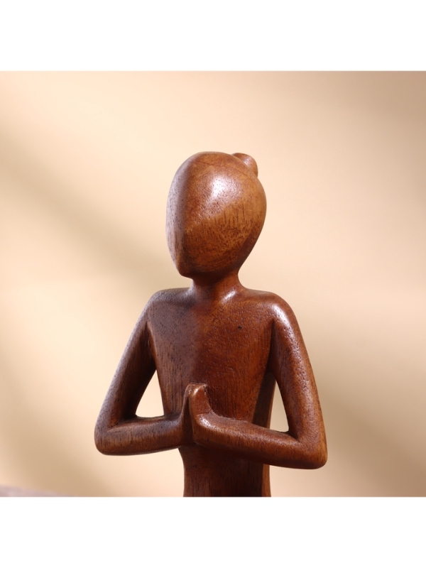 Подставка под благовония "Медитация" дерево суар, 14х15х30 см