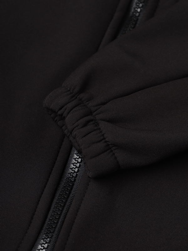 Комбинезон демисезонный для мальчиков MINAKU из Softshell на флисе, непромокаемый, чёрный, рост 110 см