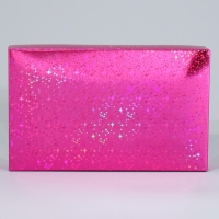 Коробка кондитерская &laquo;Розовые звёздочки&raquo;, 22 х 8 х 13.5 см