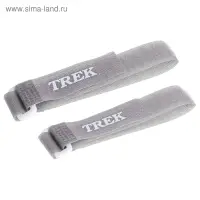 Зажим-липучка для лыж, узкий, серый, чёрный