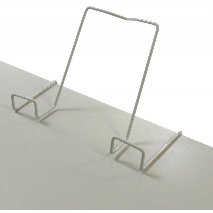 Подставка для книг, металлическая, для парт толщиной до 20 мм, серая