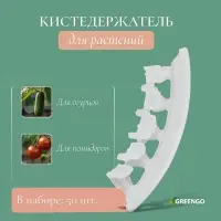 Кистедержатель &laquo;Улитка&raquo;, 4 см, набор 50 шт., Greengo