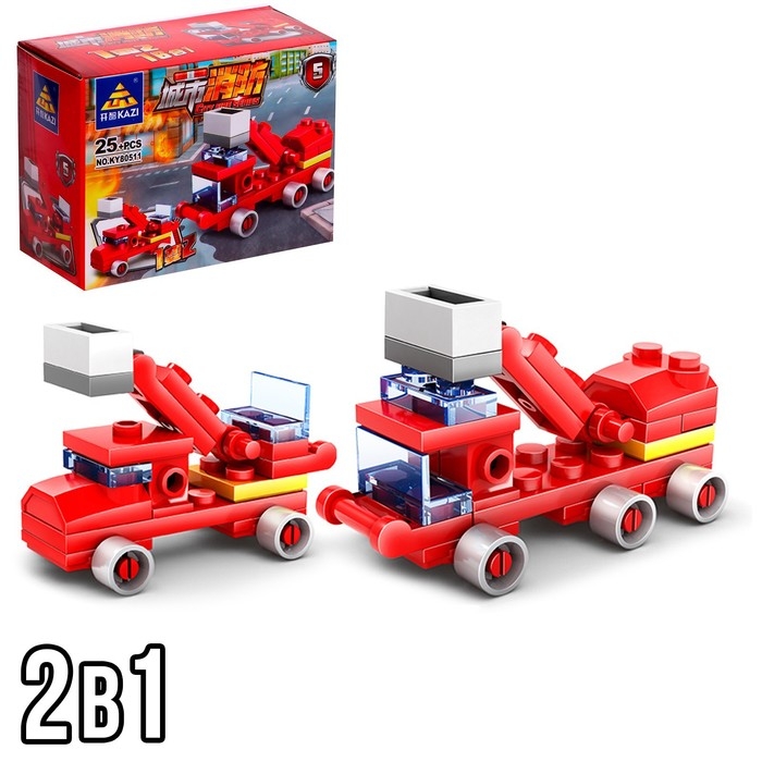 Конструктор пожарные «Техника», 16 видов, МИКС Конструктор пожарные «Техника», 16 видов, МИКС