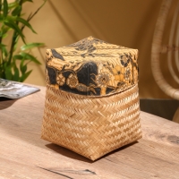 Корзинка плетеная "Масарта" 16х16х18 см Корзинка плетеная "Масарта" 16х16х18 см