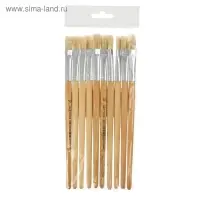 Кисть щетина № 10, плоская