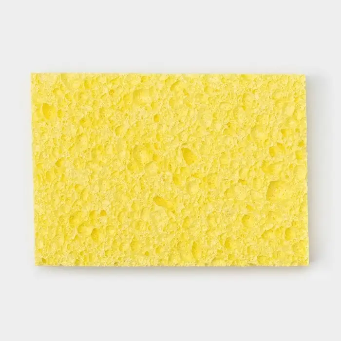 Губка для посуды целлюлозная Доляна, 10&times;1.5&times;7 см