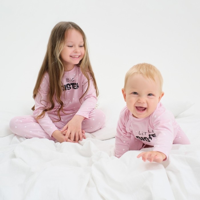 Комбинезон Крошка Я Sister, рост 86-92 см, цвет розовый Комбинезон Крошка Я Sister, рост 86-92 см, цвет розовый