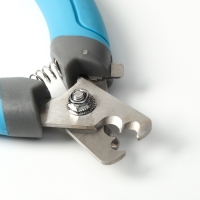 Когтерез боковой с 2 отверстиями, большой, голубой