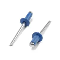Заклёпки ТУНДРА krep, вытяжные, алюминий-сталь, 4&times;10 мм, синие, 50 шт.