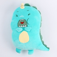 Мягкая игрушка &laquo;Динозаврик&raquo; с сердцем, 40 см, цвет зелёный