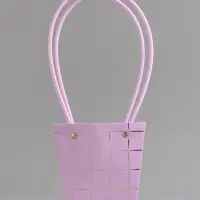 Сумка для цветов лиловая влагостойкая, 13x9.5x13&plusmn;5% см