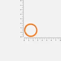 Карабин-кольцо Claus, L, оранжевый неон