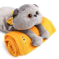 Мягкая игрушка &laquo;Кот Басик&raquo; с пледом, 60 см