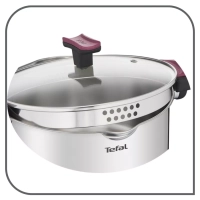 Кастрюля Cook & Clip 24 см с крышкой, подходит для индукции